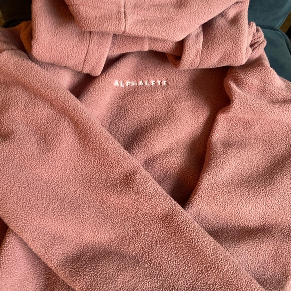 Alphalete fleece cropped hoodie size Small - Picture 2 of 3